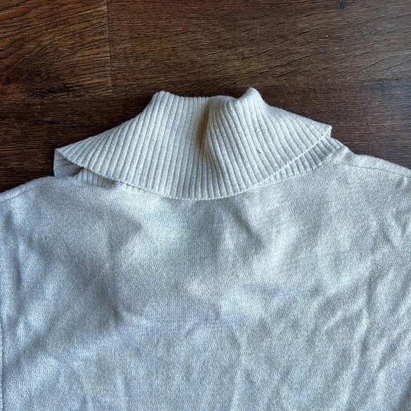 A. Byer Sweater Dress | Short Sleeve Sweater Dress | A. Byer | Cream Sweater - Picture 9 of 9